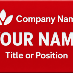 3" x 2" Acrylic Name Badge
