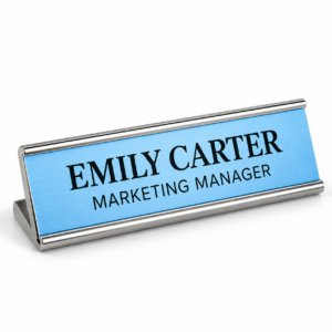 8" x 1" Acrylic Name Plate